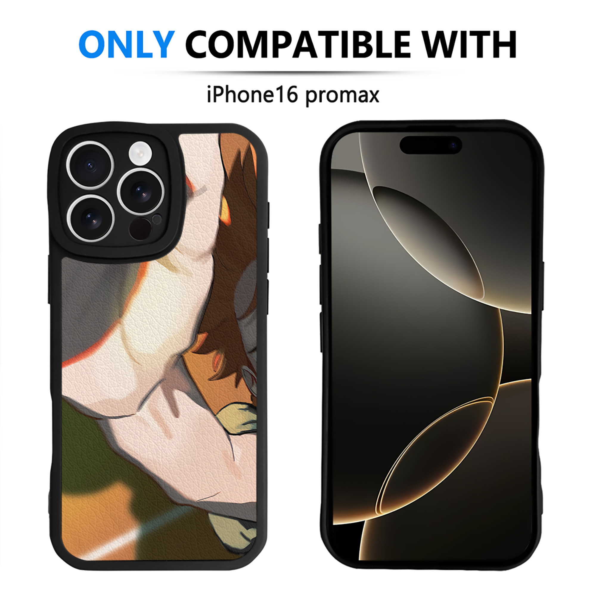 （画像用） ハイキュー!! Haikyu!! 【iPhone 16シリーズ対応】シリコンスマホケース（レザー調） 材質：シリコン